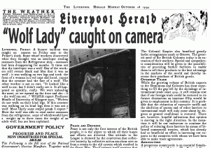 LIVERPOOL-HERALD-MONDAY-OCTOBER-28-1935-WOLF-LADY