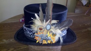 Win an original Feather Fascinator to adorn your hair or hat. (Hat not included in raffle).