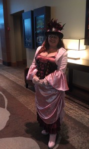 A costume created for Steamcon V. I was inspired by a My Little Pony named "Pinkie Pie".